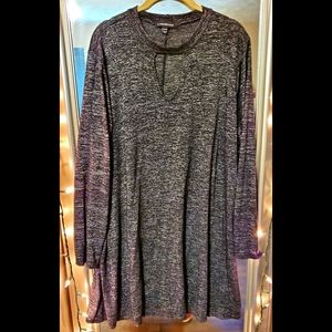 Lane Bryant keyhole tunic dress